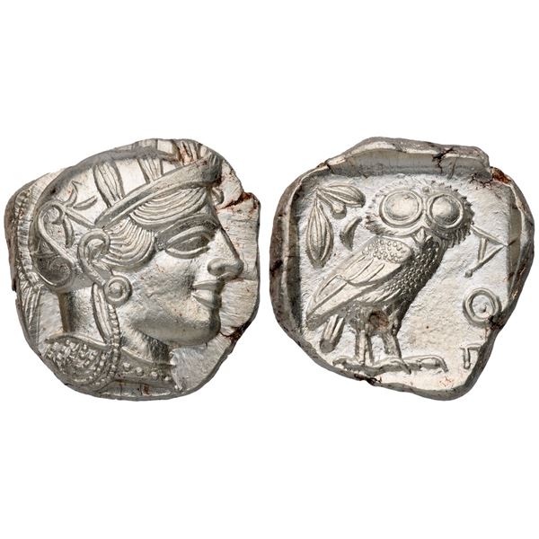 Attica. Athena. Silver Tetradrachm (17.24 g), ca. 454-404 BC.