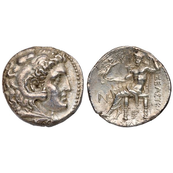 Seleukid Kingdom. Seleukos I Nikator, second satrapy and kingship (312-281 BC). Silver Tetradrachm (
