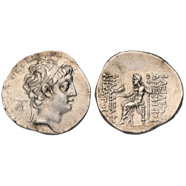 Seleukid Kingdom. Demetrios II Nikator, first reign (146-138 BC). Silver Drachm (3.83 g).