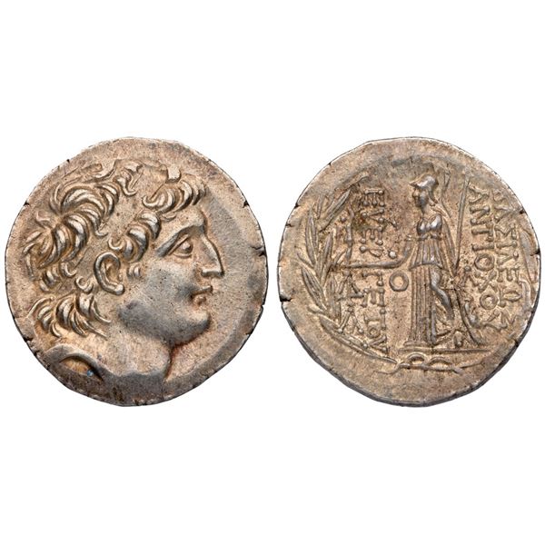 Seleukid Kingdom. Antiochos VII Euergetes (138-129 BC). Silver Tetradrachm (16.43 g).