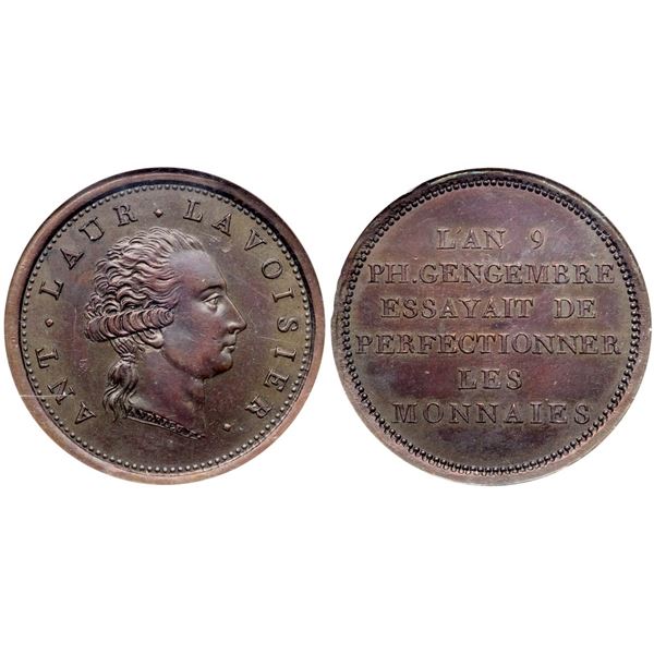 Consulate. Essai 10 Centimes, L’An 9 (1800/01).
