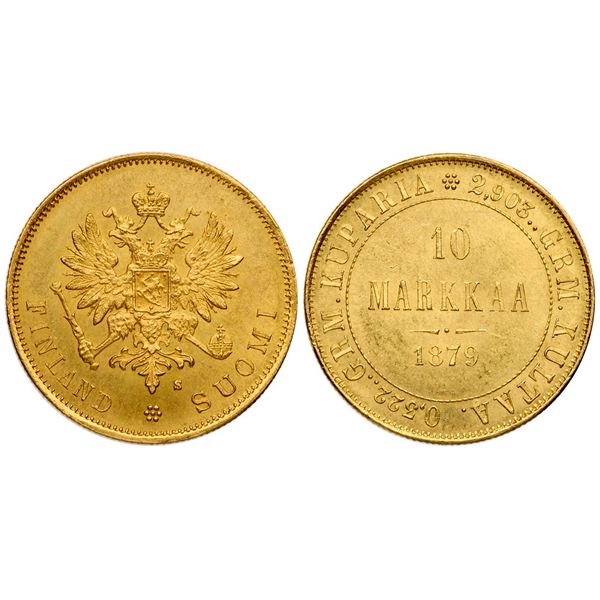 10 Markkaa 1879 S.