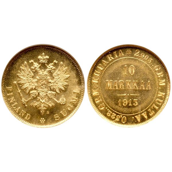 10 Markkaa 1913 S.
