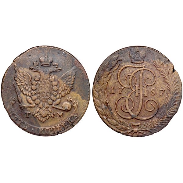 5 Kopecks 1787 TM.