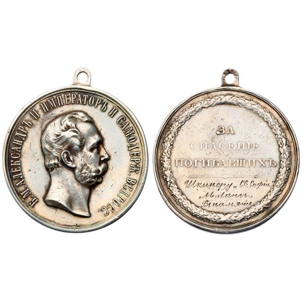 Large Neck Life Saving Medal.