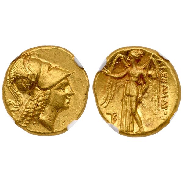 Macedonian Kingdom. Alexander III-Philip III ca. 325-320 BC. Gold Stater (8.60 g),