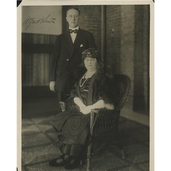 Alfred E. Smith signed photo