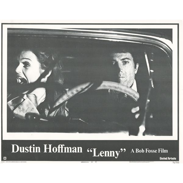 Lenny 1974 original vintage lobby card