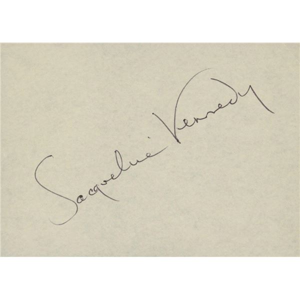 Jackie Kennedy signature cut