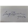 Image 1 : George Burns original signature
