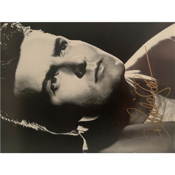 Charlie Sheen facsimile signed photo. 5x7 inches