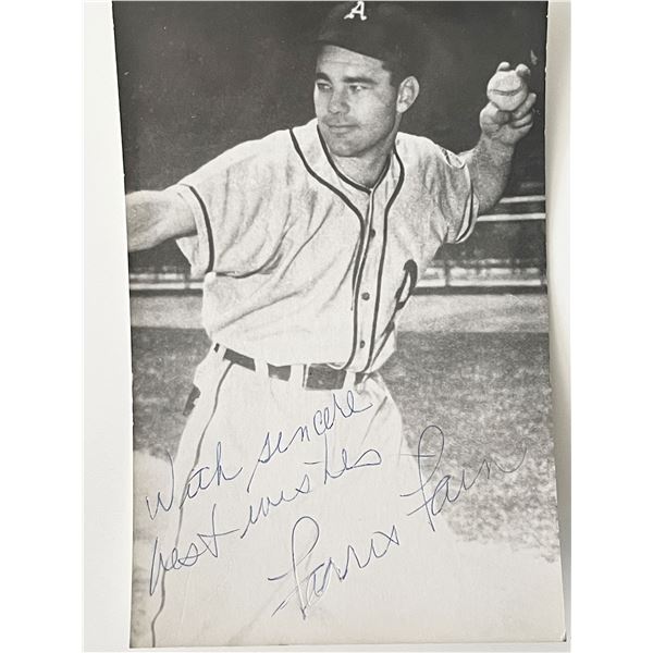 Philadelphia Athletics Ferris Fain signed photo