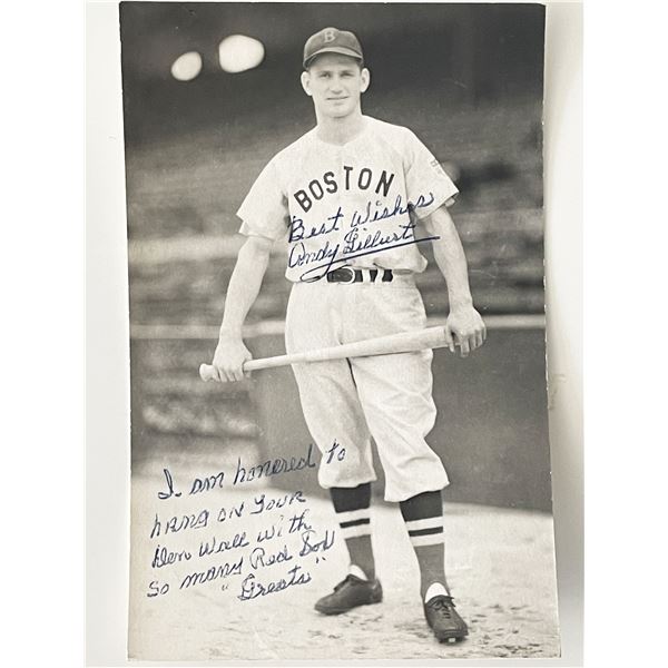 Boston Red Sox Andy Gilbert signed photo