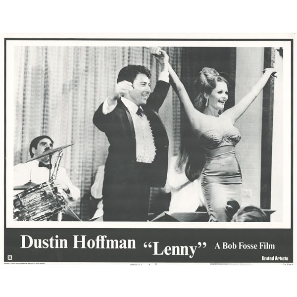 Lenny 1974 original vintage lobby card
