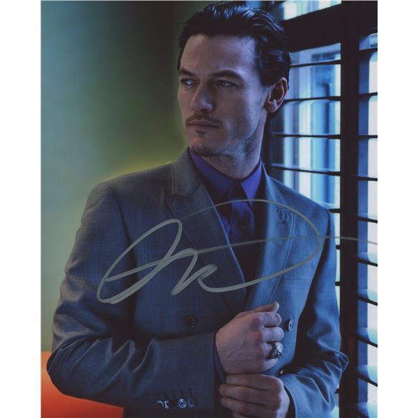 Luke Evans signed photo