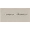 Image 1 : Theodore Roosevelt signature cut. GFA Authenticated