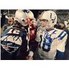 Image 1 : Tom Brady / Peyton Manning signed photo