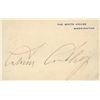 Image 1 : Calvin Coolidge signature cut. GFA Authenticated