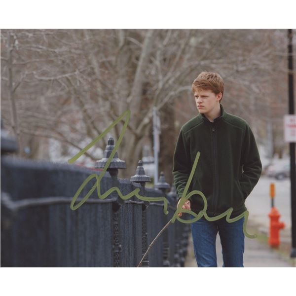 Lucas Hedges signed movie photo