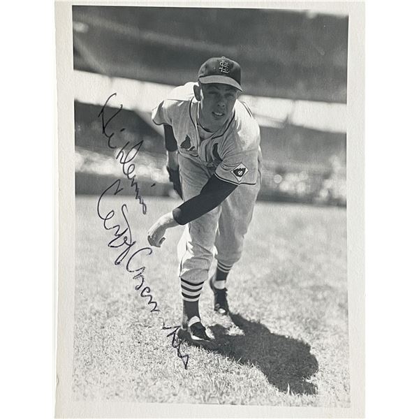 St. Louis Cardinal Cliff Chambers signed photo
