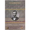 Image 1 : Abraham Lincoln newspaper relic