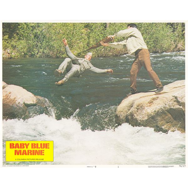 Baby Blue Marine  1976 original vintage lobby card