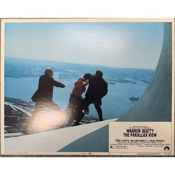 The Parallax View 1974 original lobby card set