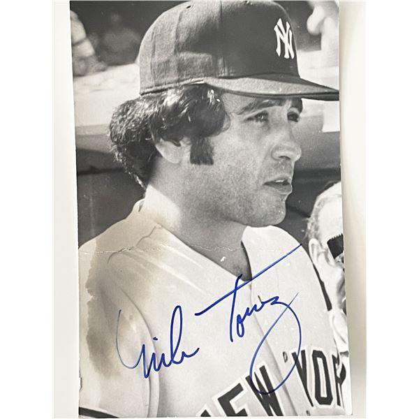 New York Yankees Mike Torrez signed photo