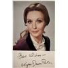 Image 1 : Nyree Dawn Porter facsimile signed photo. 3x5 inches
