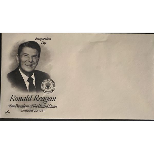 Ronald Reagan Inauguration Day cover