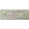 Image 1 : Football Coach Clark Shaughnessy signed check