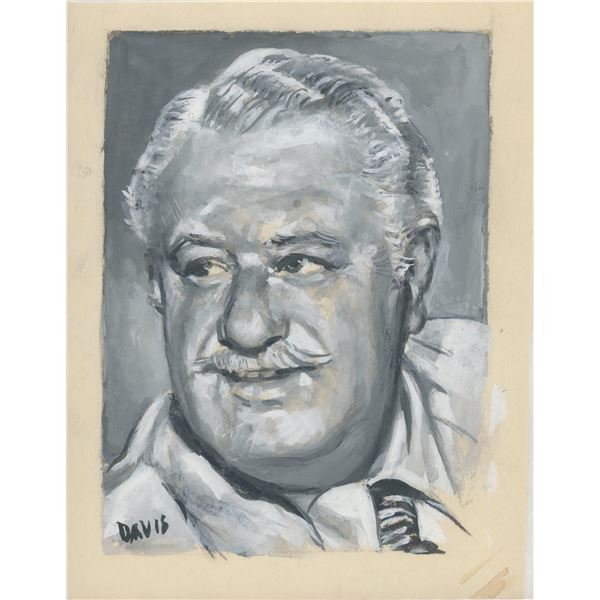Alan Hale Sr. original drawing