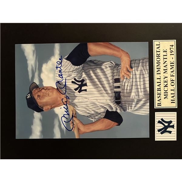 Mickey Mantle signed photo