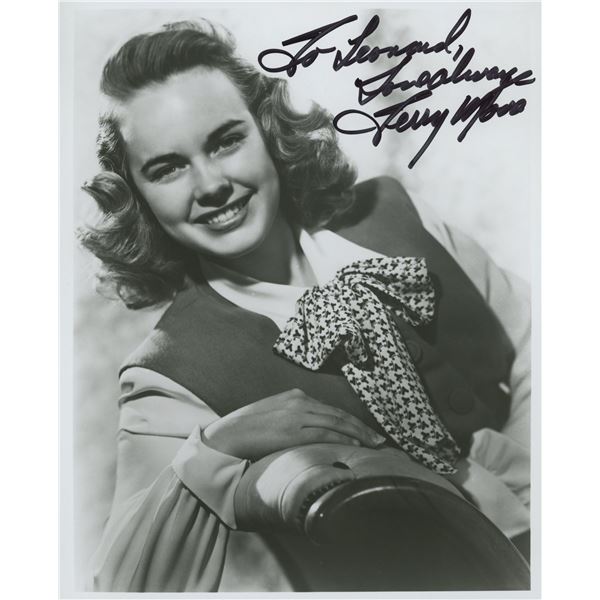 Terry Moore signed photo