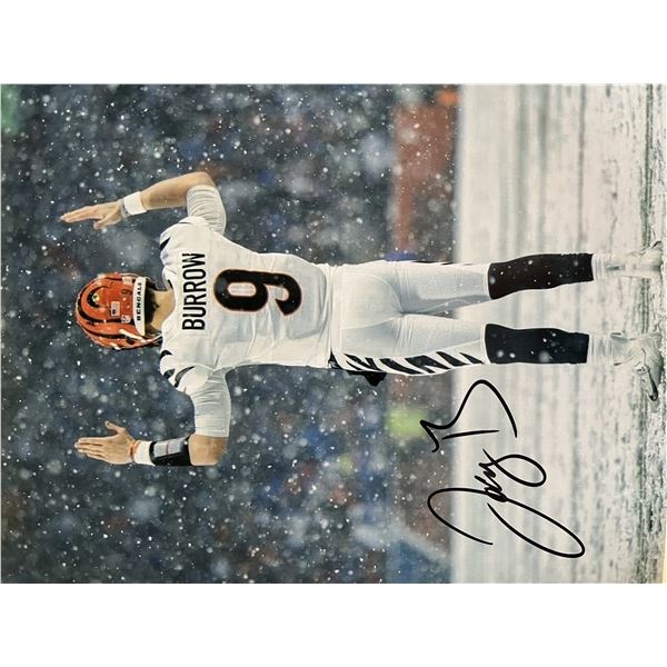 Cincinnati Bengal Quaretback Joe Burrow signed photo