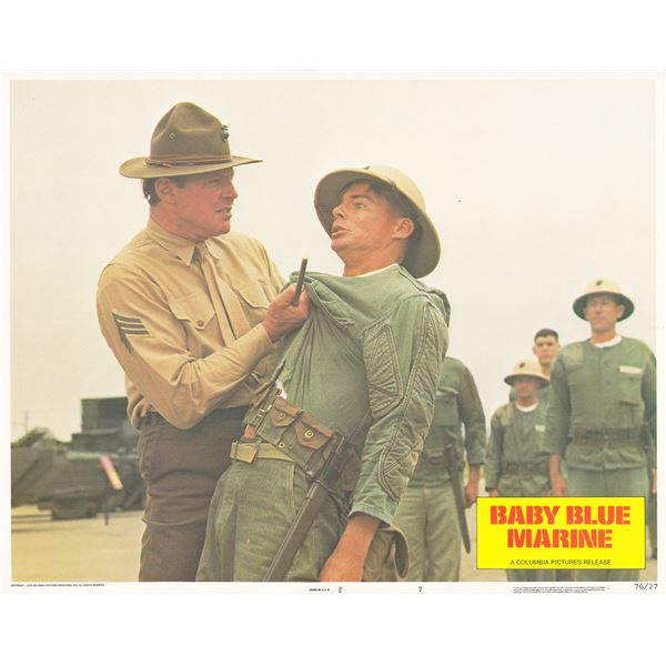 Baby Blue Marine  1976 original vintage lobby card