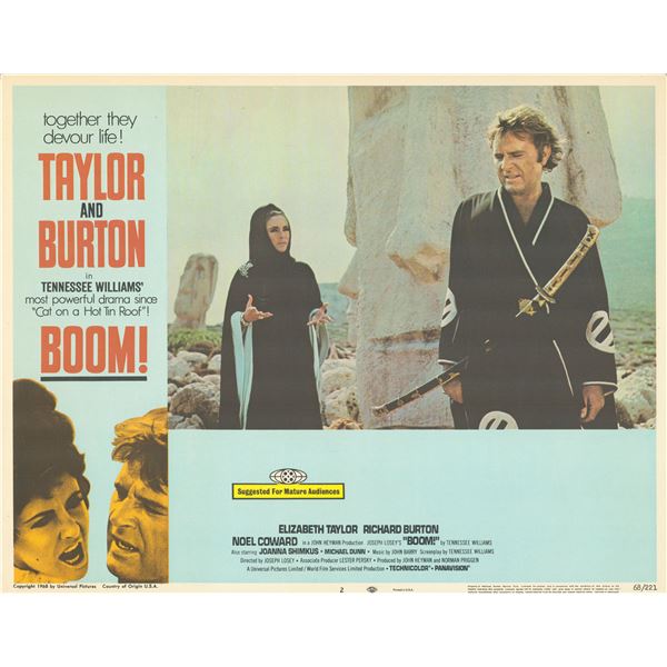 Boom!  1968 original vintage lobby card