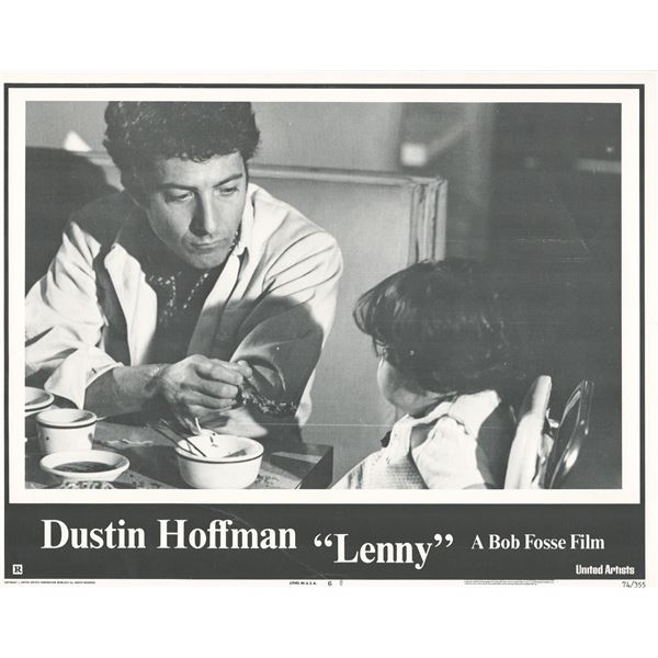Lenny 1974 original vintage lobby card