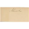 Image 1 : Abraham Lincoln signature cut