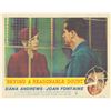 Image 1 : Beyond a Reasonable Doubt 1956 original vintage lobby card