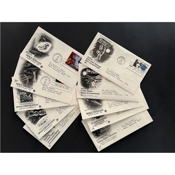 Lot of 10 Space FDC's