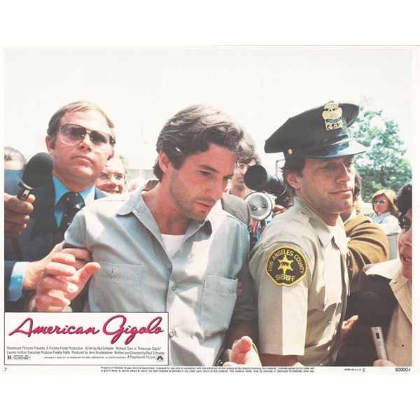 American Gigolo 1980 original vintage lobby card
