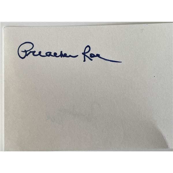 Preacher Roe original signature