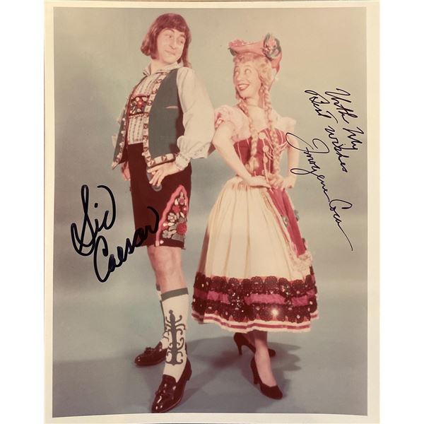 Your Show of Shows Sid Caesar and Imogene Coca signed photo. GFA Authenticated