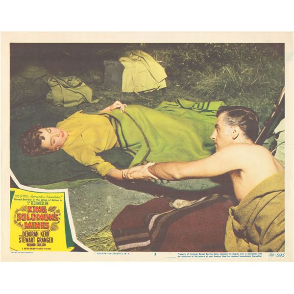 King Solomon's Mines 1950 original vintage lobby card