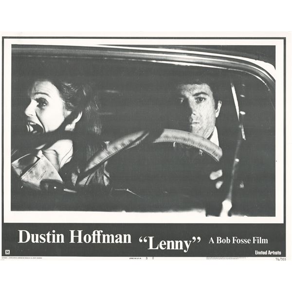 Lenny 1974 original vintage lobby card