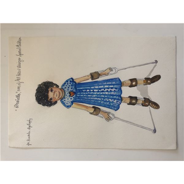 All Heart Designs Special Children Art - Danielle - For Muscular Dystrophy