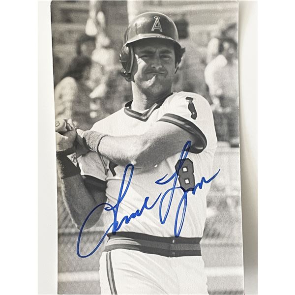 California Angels Fred Lynn signed photo