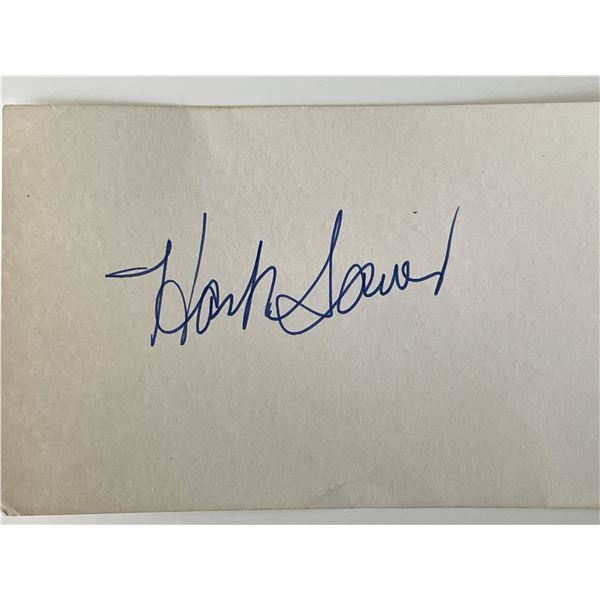 Hank Sauer original signature cut