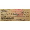 Image 1 : Football Coach Clark Shaughnessy double signed check